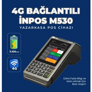 Inpos M530 4G Yazar Kasa Pos Temassız ve Qr Özellikli