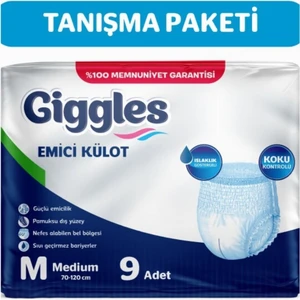 9'lu Medium Emici Külot 1paket 9 Adet