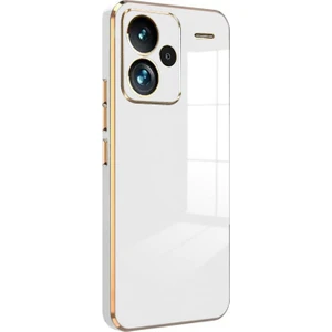 Xiaomi Redmi Note 13 Pro Plus 5g Kılıf Olive Plated Beyaz