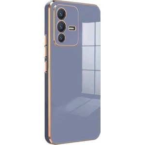 Vivo V23 5g Kılıf Olive Plated Lavanta Grisi