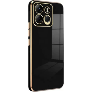 Tecno Spark Go 2023 Kılıf Olive Plated Siyah