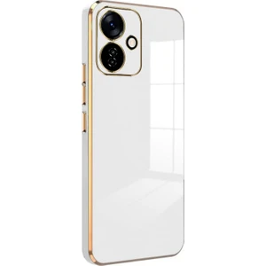 Tecno Camon 19 Neo Kılıf Olive Plated Beyaz