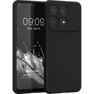 Matte Silicone Xiaomi Poco X6 Pro 5g Kılıf Siyah