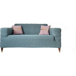 Güzelevim Tekstil Lastikli Esnek Koltuk Kılıfı Jakarlı Düz Desen Iki Kişilik Koltuk Örtüsü