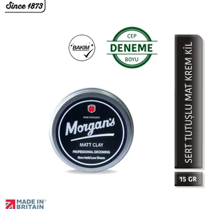 Morgan's Pomade Matt Clay Mat Bitiş Şekillendirici Kil 15 G (DENEME CEP BOY)