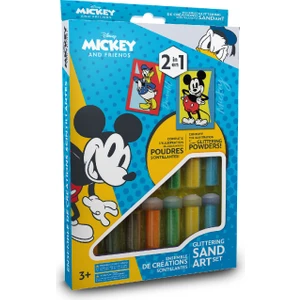 Disney Mickey Mouse Eğitici ve Eğlenceli Kum Boyama Seti-Red Castle DS-01