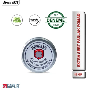 Morgan's Pomade Slick Extra Label Şekillendirici Pomad 15 ml (DENEME CEP BOY)