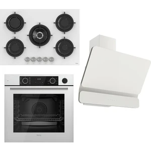 Steamart&fryart Serisi Buharlı Pişirme Beyaz Set (RS036 + XE64CB +D081 )