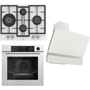 Steamart&fryart Serisi Buharlı Pişirme Beyaz Set (ED076 + XE64CB +D081 )