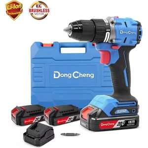 Dong Cheng DCJZ-2060I 20V 2.0 Ah Kömürsüz Akülü Kırıcı Delici Vidalama Makinesi