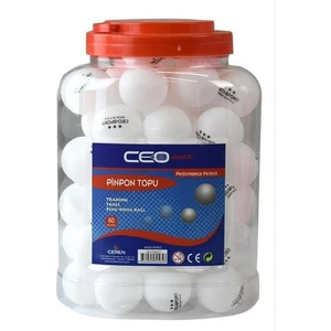 Pinpon Topu 60'lı Tekli Beyaz PN0001