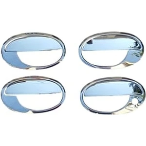 Ebal Oto Opel Corsa C Krom Kapı Kolu+Çerçeve 4 Kapı 2000-2007 P. Çelik