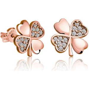 Serra Jewels Gümüş Yonca Kadın Küpe