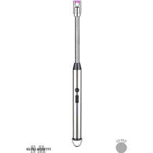 Silvio Monetti Gri USB Şarjlı Çakmak SMC556USBR3
