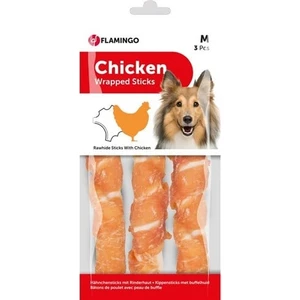 Chicken Wrapped Tavuklu Burgu Çubuk Köpek Ödülü 17 cm 155 gr 3 Adet