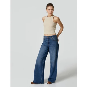 4SAL30065IK 050 Bej Genc Kız Jersey Kolsuz Basıc T-Shırt