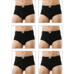 Özkan Underwear 0117 6'lı Paket  Erkek Ribana Torbalı Esnek Yumuşak Rahat Slip Külot