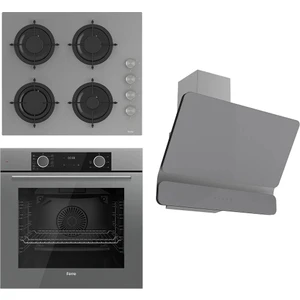 Steamart&fryart Serisi Buharlı Pişirme Gri Set (CS208 + XE64CPR +D082 )