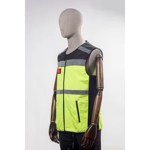 Huğlu Outdoor Su Geçirmez Aplike ve Reflektör Detaylı Motorcu Yeleği