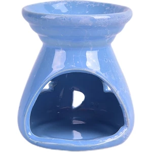 Zhuning Shop 1 Açık Gri Tarzı Seramik Esansiyel Yağ Lambası Aroma Brülör Aromaterapi Mum Koku Tutacağı (Yurt Dışından)