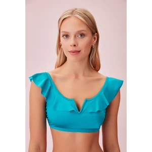 Volanlı Bralet Bikini Üst