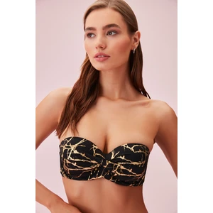 Kalın Bağcıklı Straplez Bikini Üst