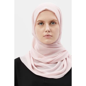 Düz Şifon Şal-Toz Pembe