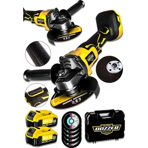 Alman Kömürsüz Motor 999VF 25AH 2x Akülü 115MM Taşlama Spiral Kesme Makinesi +5 Taş Hediye