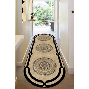 Decomia Home Dijital Kaymaz Yıkanabilir Jüt Görünüm Salon Mutfak Halısı Koridor Halısı Yolluk