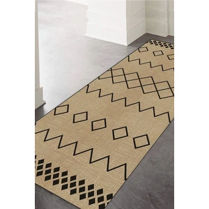 Decomia Home Dijital Kaymaz Yıkanabilir Jüt Görünümlü Iskandinav Salon Halısı Mutfak Halısı Balkon Halısı Yolluk