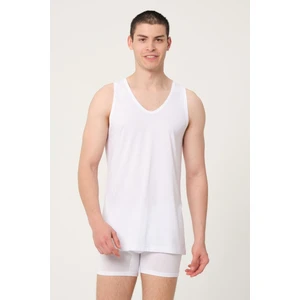 Fsm1453 Erkek Bambu Pamuklu Süprem Penye Comfort Fit Beyaz Atlet - 431