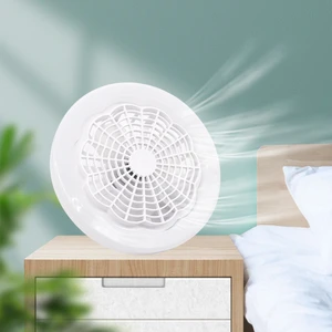Gui Xulian LED Akıllı Fan Işık Tavan Vantilatörü 30W Uzaktan Kumanda Kapalı LED Işık Sessiz Yatak Odası Mutfak Dekor Lamba Fanlar-Beyaz (Yurt Dışından)