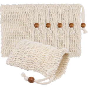 36 Paket Sabun Eksfoliye Edici Torbalar, Sabun Koruyucu Made Sisal Örgü Sabun Torbası Banyo ve Duş Kullanımı Için Ipli Bar Sabun Torbası (Yurt Dışından)
