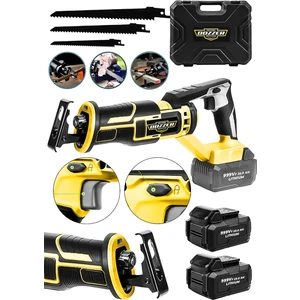 Fuchs Serii 999VF 25AH Kömürsüz Motor Kemik Ahşap Demir Kesme Tilki Kuyruğu Akülü Testere Makinesi