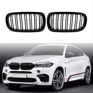 Bmw X5 F15 Çift Şeritli Ön Panjur Izgara 2014-2018 Arası Parlak Siyah