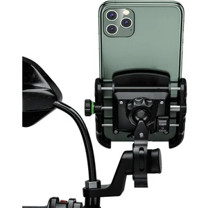 Ayna ve Gidon Bağlantılı Bisiklet Motosiklet Telefon Tutucu