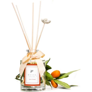 110 ml Silindir Şişe Spice Orange Bambu Çubuklu Oda Kokusu