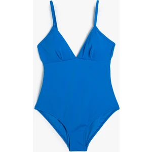 Ince Askılı Mayo V Yaka Kaplı