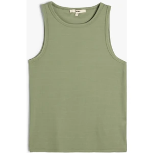 Halter Yaka Atlet Fitilli Slim Fit