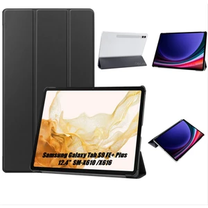 Samsung Galaxy Tab S9 Fe Plus SM-X610 / X616 Kılıf Akıllı Uyku Modlu Smart Cover Tablet Kılıfı