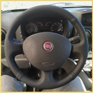 Fiat Doblo 2005-2010 Eski Kasa Araca Özel Direksiyon Kılıfı (Noktalı Düz)