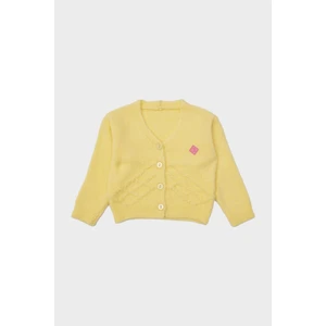 Gb Baby Layette Kız Bebek Sarı Hırka 23FW0BG2411