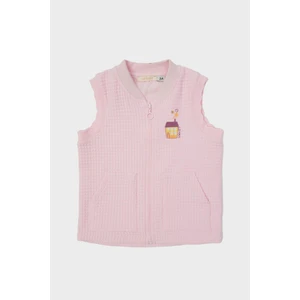 Gb Baby Layette Kız Bebek Pembe Yelek 23PFWBG2707