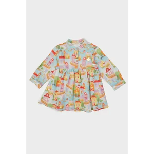 BG Baby Kız Bebek Desenli Elbise 23PFWBG2903