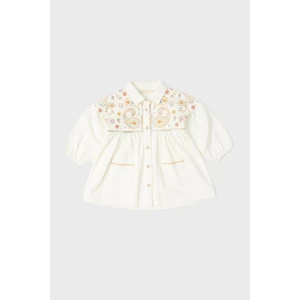 BG Baby Kız Bebek Ekru Elbise