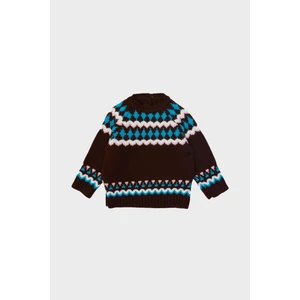 Gb Baby Layette Erkek Bebek Kahve Kazak 23FW1BG1427