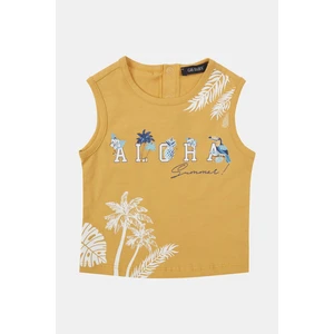 Gb Baby Layette Erkek Bebek Hardal Atlet 23SS0BG1523