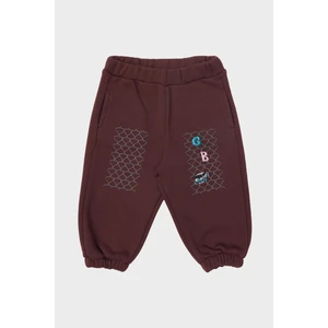 BG Baby Erkek Bebek Kahve Eşofman Altı 23Fw1BG1215