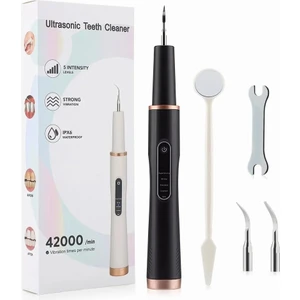 Siyah Stil Ultrasonik Diş Ölçekleyici Diş Tartar Kaldırma Leke Diş Taşı 5 Mod Sonic Elektrikli Tartar Sökücü Temizleme Araçları (Yurt Dışından)