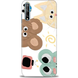 Glory Aksesuar Huawei P Smart S Uyumlu Kılıf Hd Kalite Desenli  Baskılı Kılıf - M (41)